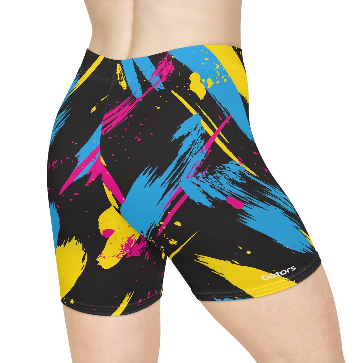 90s Bowling Alley Biker Shorts