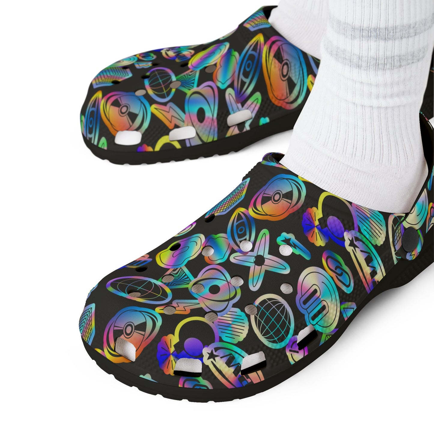 Y2K Sticker Clogs