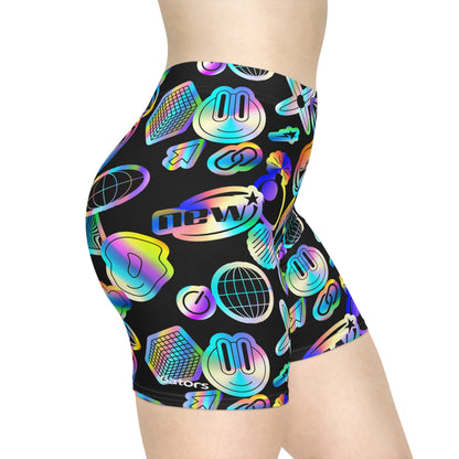 Y2K Sticker Biker Shorts