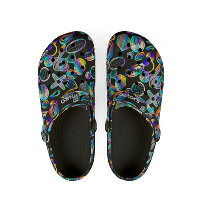 Y2K Sticker Clogs