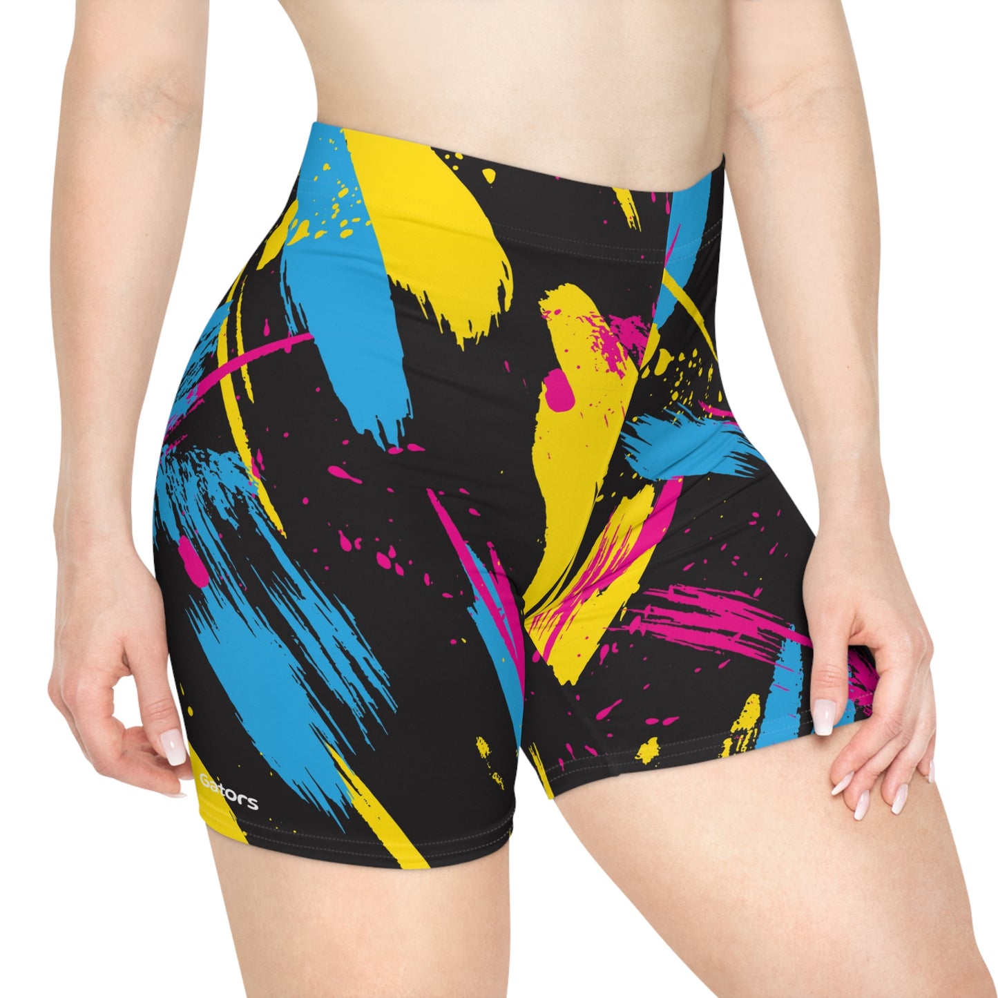 90s Bowling Alley Biker Shorts