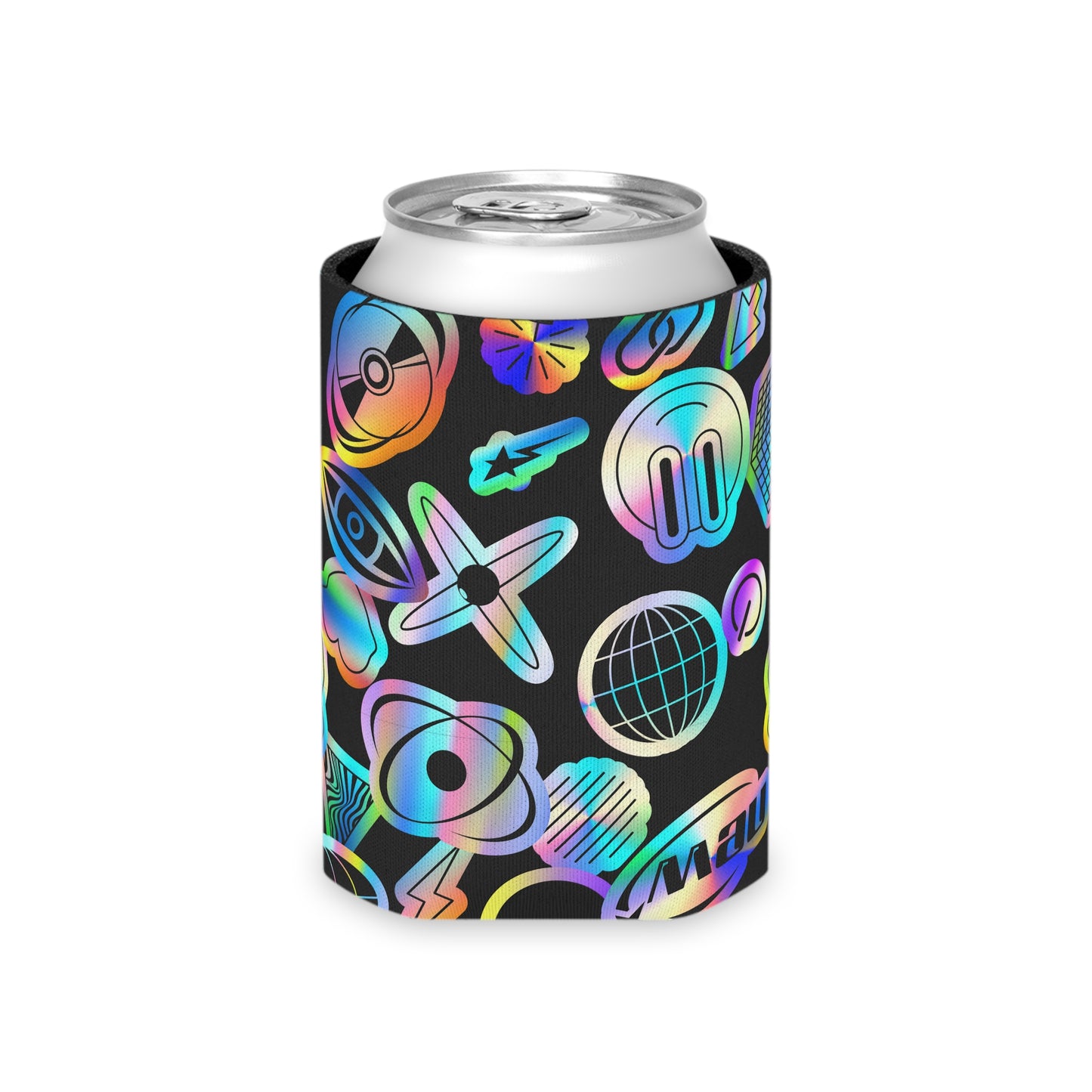 Y2K Sticker Can Cooler