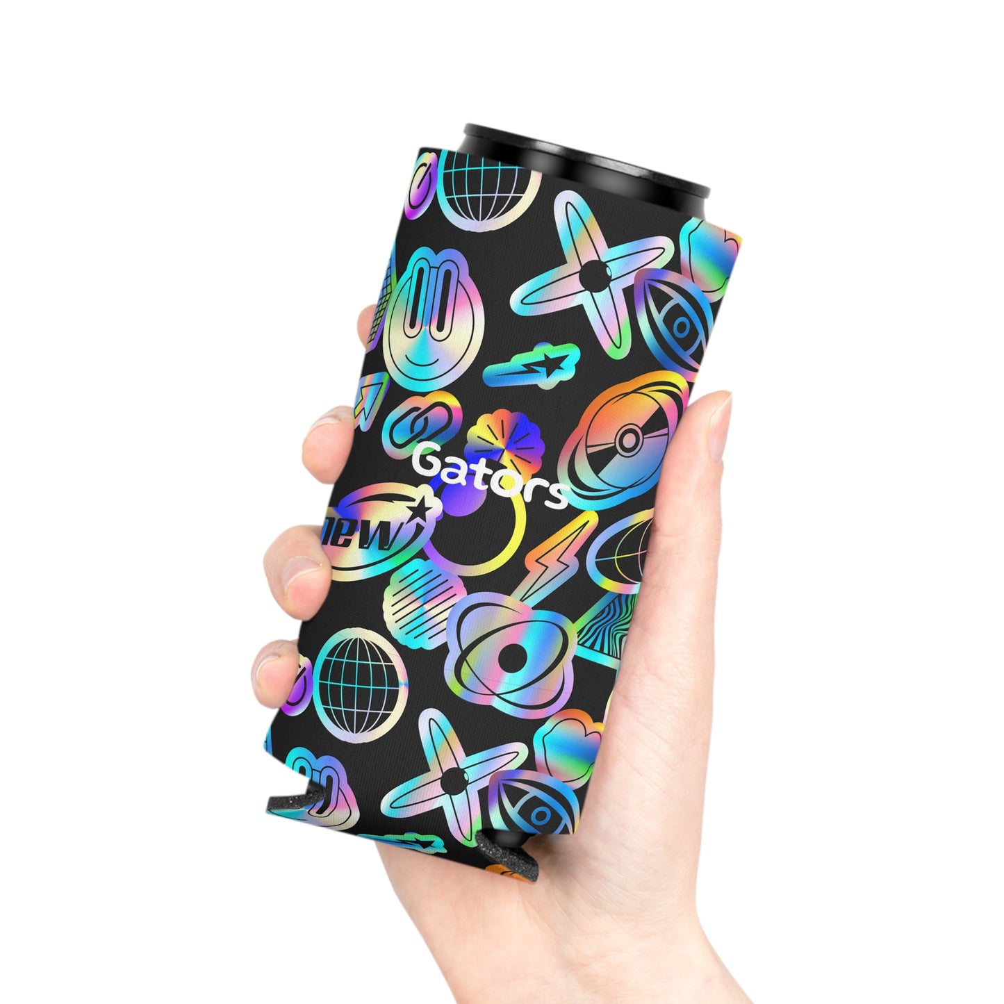 Y2K Sticker Can Cooler