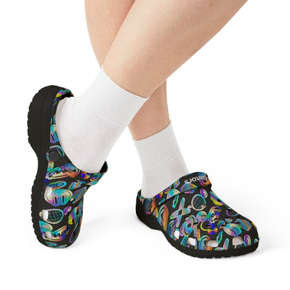 Y2K Sticker Clogs