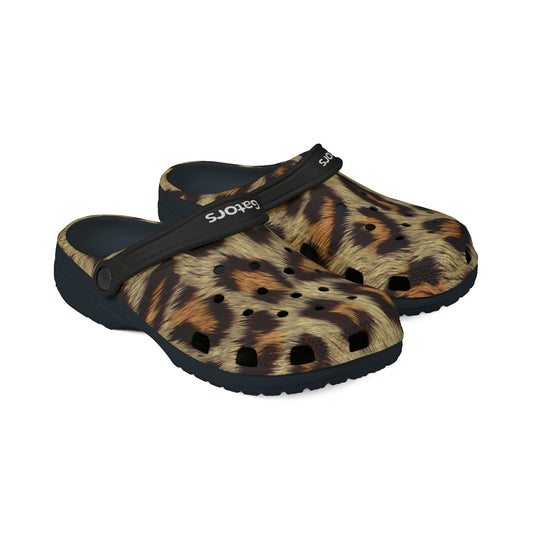 Leopard Print Clogs